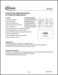 Click here to download ISP752T Datasheet