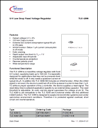 Click here to download TLE4299_04 Datasheet