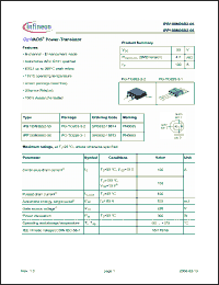 Click here to download IPP100N06S2-05 Datasheet