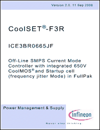 Click here to download ICE3BR0665JF Datasheet