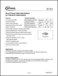 Click here to download ISP752R Datasheet