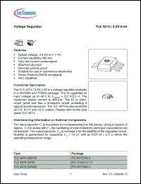 Click here to download TLE4274DV33 Datasheet