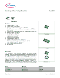 Click here to download TLE42994G Datasheet