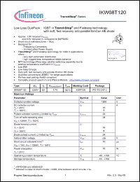 Click here to download IKW08T120_08 Datasheet