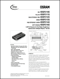 Click here to download HDSP2110S Datasheet