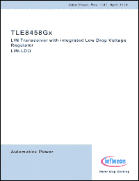 Click here to download TLE8458GX Datasheet