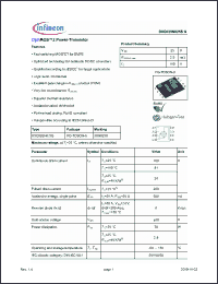 Click here to download BSC029N025SG_09 Datasheet