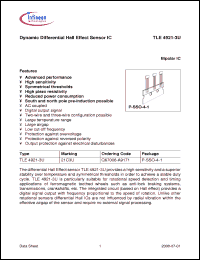 Click here to download TLE4921-3U Datasheet
