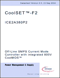 Click here to download ICE2A380P2 Datasheet