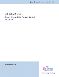 Click here to download BTS5210G_09 Datasheet