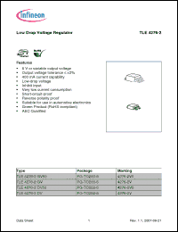 Click here to download TLE4276-2GV50 Datasheet