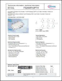 Click here to download FS200R12PT4 Datasheet