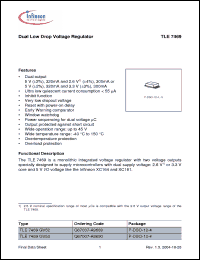 Click here to download TLE7469GV52 Datasheet
