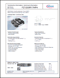 Click here to download FZ1200R17HP4 Datasheet