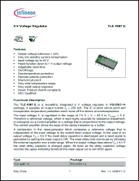 Click here to download TLE4287G_09 Datasheet