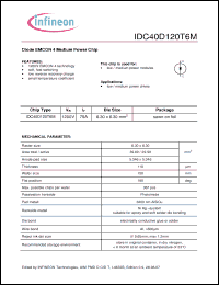 Click here to download IDC40D120T6M Datasheet