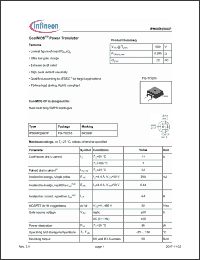 Click here to download IPB60R299CP Datasheet