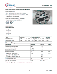 Click here to download SMBT3904PN_07 Datasheet