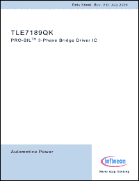 Click here to download TLE7189QK Datasheet