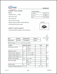 Click here to download IPB60R099CP Datasheet