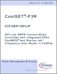 Click here to download ICE3BR1065JF Datasheet
