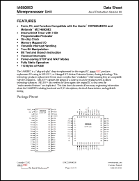 Click here to download MC146805E2CP Datasheet