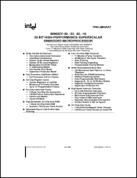 Click here to download KU80960CF-33 Datasheet