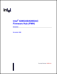Click here to download INTEL82802AC Datasheet