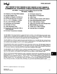 Click here to download LS87C196KB12 Datasheet