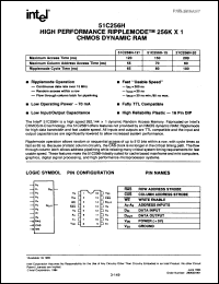 Click here to download P51C256HL20 Datasheet