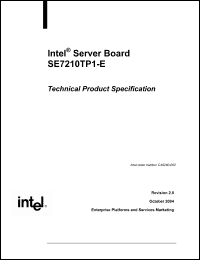 Click here to download SE7210TP1-E Datasheet