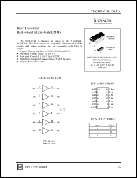Click here to download IN74AC04 Datasheet