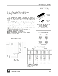 Click here to download IN74AC138D Datasheet