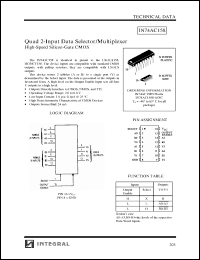 Click here to download IN74AC158D Datasheet