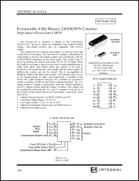 Click here to download IN74AC193N Datasheet