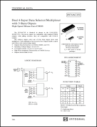 Click here to download IN74AC253N Datasheet