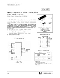 Click here to download IN74AC257 Datasheet