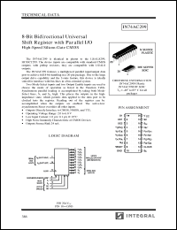 Click here to download IN74AC299DW Datasheet