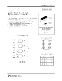 Click here to download IN74ACT00 Datasheet