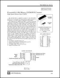 Click here to download IN74ACT193 Datasheet