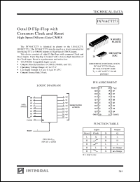Click here to download IN74ACT273DW Datasheet