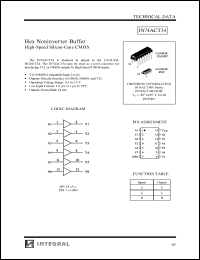 Click here to download IN74ACT34 Datasheet