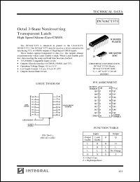 Click here to download IN74ACT373DW Datasheet