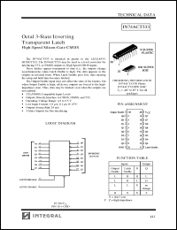 Click here to download IN74ACT533DW Datasheet