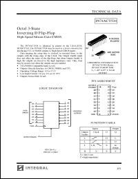 Click here to download IN74ACT534DW Datasheet