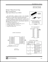 Click here to download IN74ACT640N Datasheet