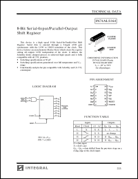 Click here to download IN74ALS164AN Datasheet