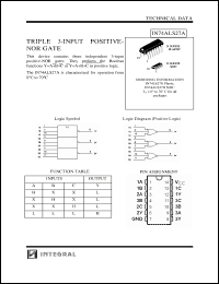 Click here to download IN74ALS27 Datasheet