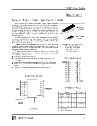 Click here to download IN74ALS373N Datasheet