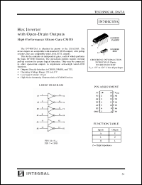 Click here to download IN74HC05 Datasheet